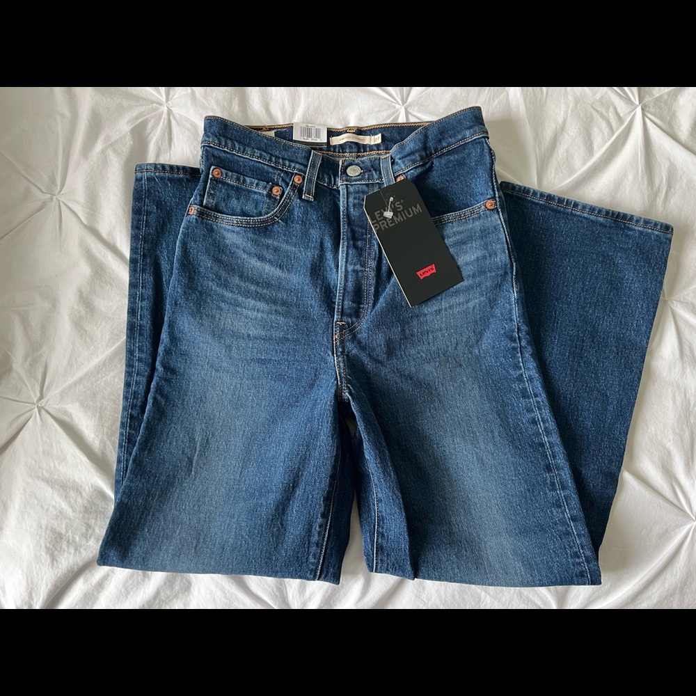 Levi's Ribcage Straight Ankle Jeans - size 27